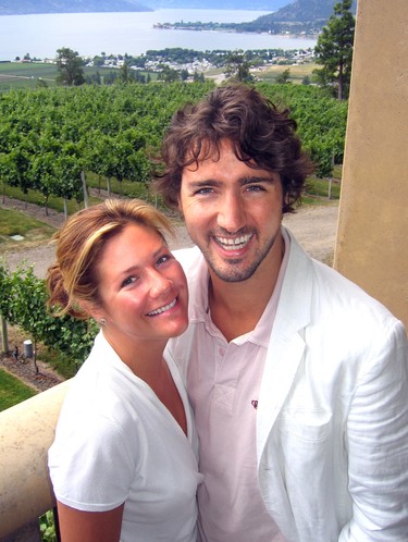 Prime Minister Justin Trudeau’s Vancouver school-teaching days were three years over in 2005 when he and Sophie Gregoire extended their honeymoon at Anthony von Mandl’s Mission Hill Estate Winery. Photo by Malcolm Parry/Postmedia files