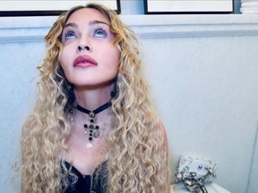 One of the photos Madonna posted on Instagram.