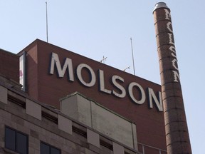 The Molson Coors brewery is seen in Montreal, Wednesday, June 3, 2015.