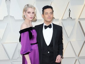Rami Malek and Lucy Boynton - FEB 19 - DPA - Oscars