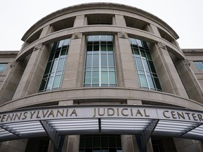 The exterior of the Pennsylvania Judicial Center