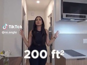A TikTok video from a content creator who "does PR and media for real estate and corporate projects" has gone viral