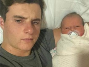 British father, Thomas Nolan, 19, has been charged with attempted murder. His wife claims it is a case of mistaken identity. FACEBOOK