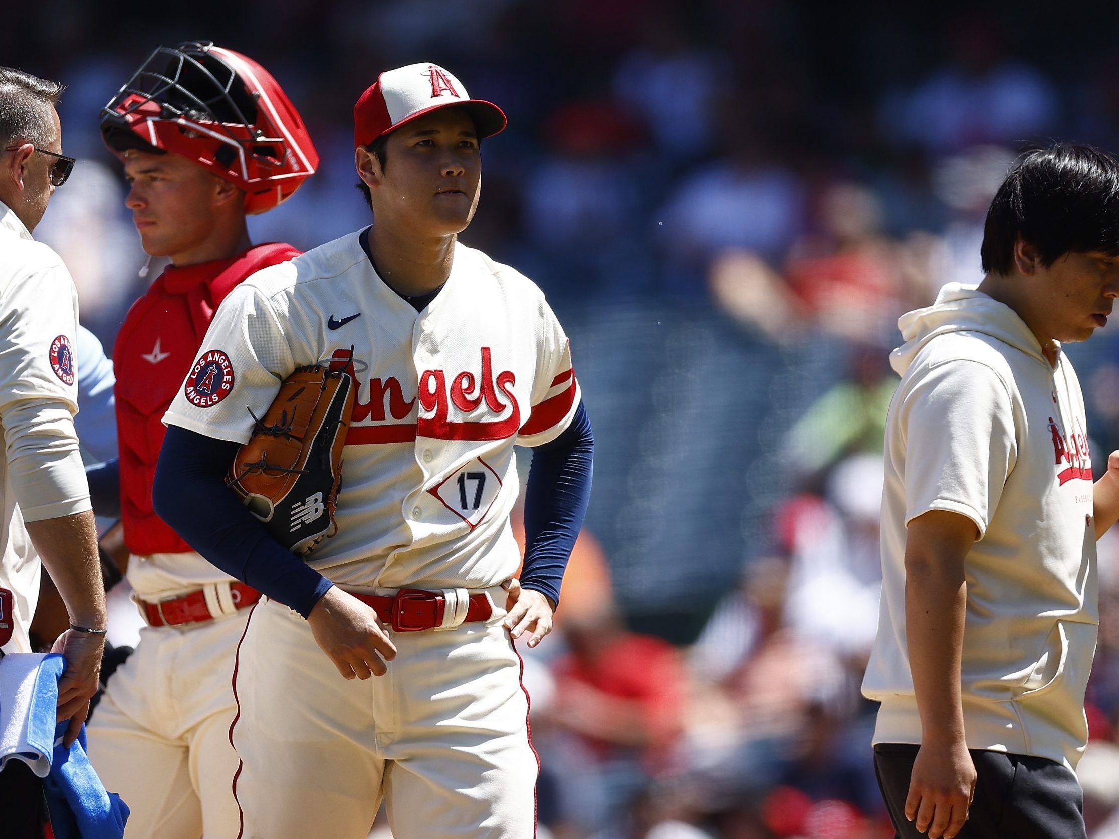 Ohtani leaves Angels game with blister, says he doesn't plan to pitch in All -Star Game