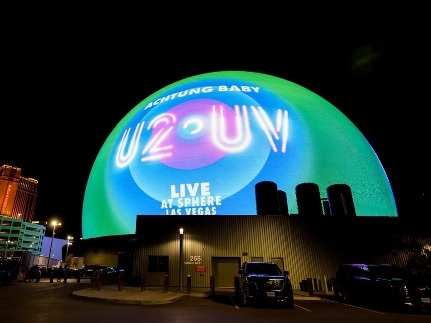 U2 concert uses stunning visuals to open massive Sphere venue in Las Vegas