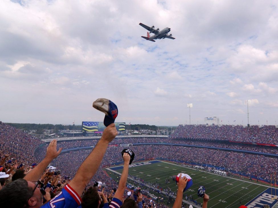 Bills fans return to Highmark Stadium for home opener