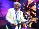 Jimmy Buffett performs at the after party for the premiere of “Jurassic World” in Los Angeles, on June 9, 2015. 