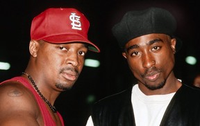 Chuck D. and Tupac Shakur. Jann Wenner didnt get it. GETTY IMAGES