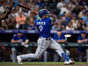 The Blue Jays will be without Danny Jansen after the catcher fractured a finger behind the plate during a game against the Rockies in Denver on Friday.