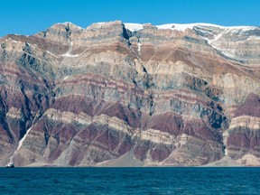 Gateau Point in Alpefjord, Greenland, is pictured in this file photo.
