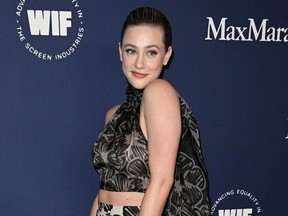 Actress Lili Reinhart arrives for the 2022 Women in Film Honors at The Beverly Hilton