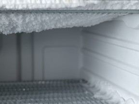 An empty freezer is pictured in this file photo.