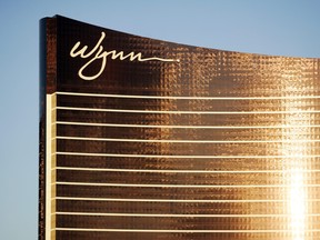 The Wynn Resorts Holdings LLC Hotel and Casino stands in Las Vegas, Nevada, U.S., on Saturday, Oct. 1, 2011.
