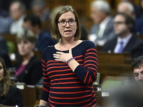 Liberal House leader Karina Gould in the House of Commons