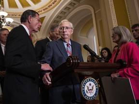 Sen. John Barrasso reaches out to help Senate Minority Leader Mitch McConnell