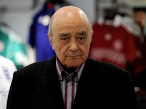 Harrods owner Mohamed Al Fayed
