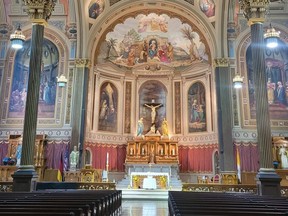 Interior of Mother of God Church