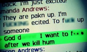 Chilling text messages between the two. NEW PORT RICHEY POLICE