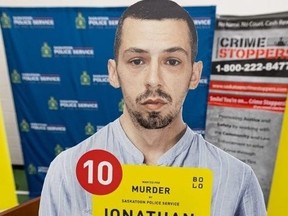 Jonathan Ouellet-Gendron is wanted for first-degree murder. POSTMEDIA