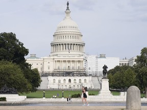 The U.S. Capitol is seen