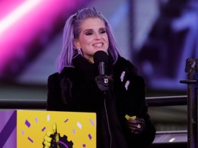 Kelly Osbourne appears at New York Times Square