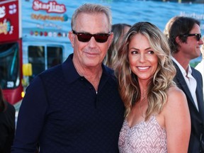 Kevin Costner and Christine Baumgartner