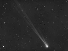 comet C/2023 P1 Nishimura and its tail