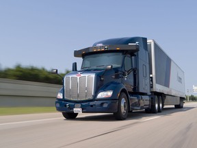 In this undated handout image released by Aurora Technologies Inc., Aurora tests its autonomous trucks