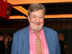 Stephen Fry attends the Artingstall Gin VIP launch party in 2022.