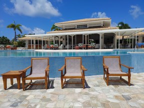 Jumby Bay Island’s Pool Grille is a great place to have lunch, then a dip in the infinity pool. (DAVE POLLARD/Toronto Sun)
