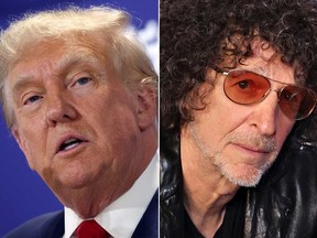 Donald Trump and Howard Stern
