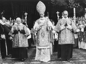 Undated file photo of Pope Pius XII