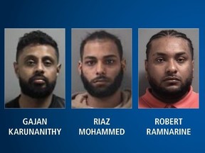 Three men arrested and charged as part of Peel Regional Polices Project Vinny.