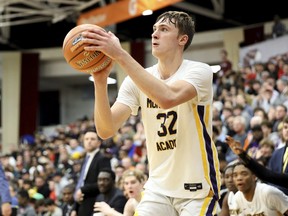 Montverde's Cooper Flagg plays against La Lumiere during a high school basketball game.