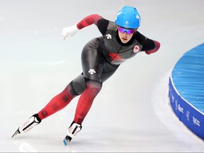 Valerie Maltais of Canada skates.