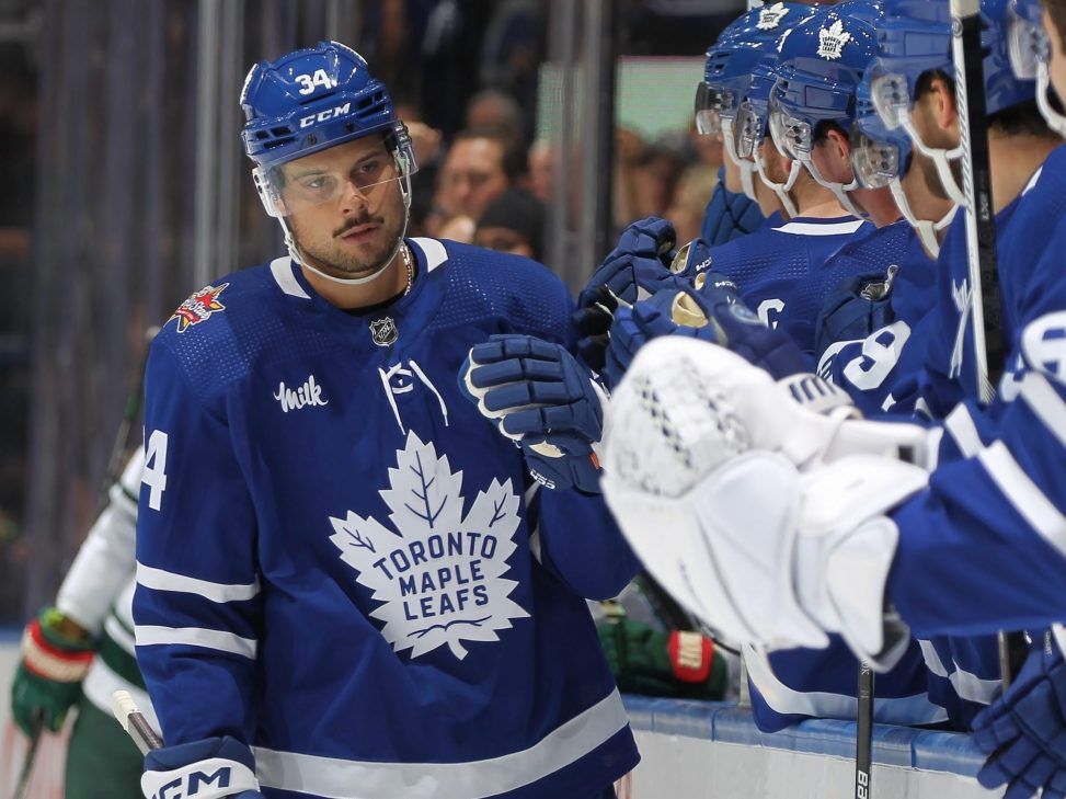 TWO GAMES, TWO HAT TRICKS: Matthews Leads Maple Leafs To Win Over Wild ...