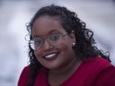Sarah Jama, 23, a disability justice advocate who has cerebral palsy, poses for a portrait in Hamilton, Ont., on Tuesday, March 13, 2018.