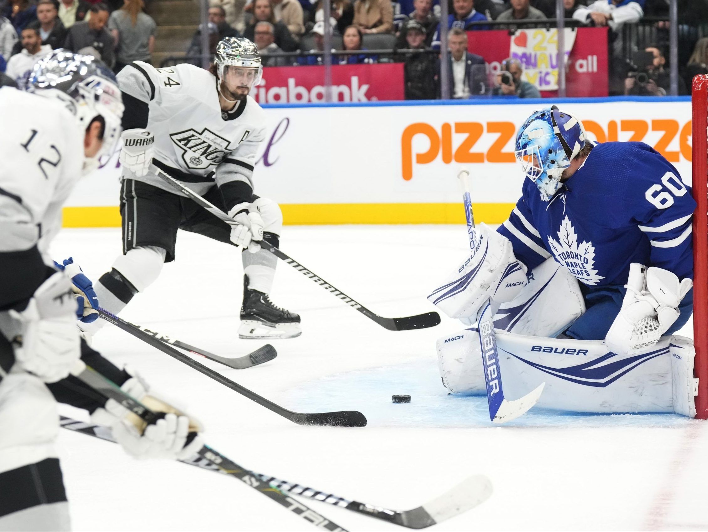 Talbot leads Kings to a win; Nylander sets Toronto record with  season-opening 9-game point streak