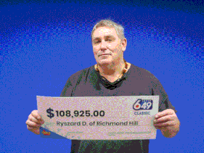 Richmond Hill grandpa wins lottery