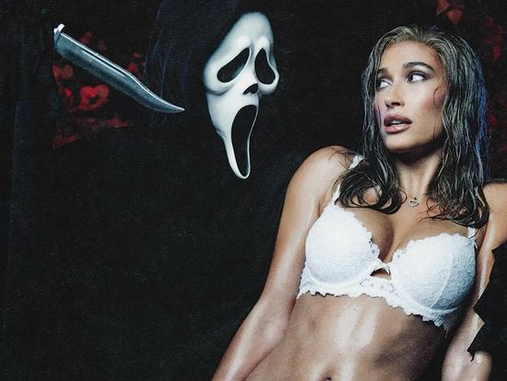 Halloween 2023: Hailey Bieber Opts for Carmen Electra's Iconic Scary Movie  Look, Shares Sexy Pics Flaunting Hot Bod in White Lace Bra and Panty