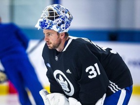 When 33-year-old Martin Jones helped the Toronto Marlies beat the Utica Comets last Sunday, it marked his first game in the minors since 2013-14, when he played in 22 games with the Manchester Monarchs, the Los Angeles Kings’ AHL affiliate at the time. Ernest Doroszuk/Toronto Sun