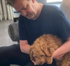 Matthew Perry and dog Alfred