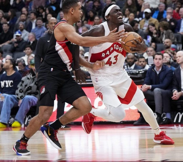 Toronto Raptors Pascal Siakam (right) Siakam has been asked about his pending unrestricted free agency and the lack of extension talk for the only all-star on the team. Getty Images 