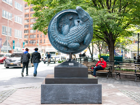 Gator statue
