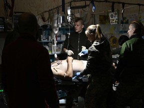 Ukrainian military medics