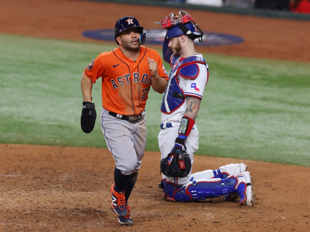 Abreu, Alvarez and Altuve help Astros pull even in ALCS with 10-3 win over  Rangers in Game 4