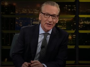 Screenshot of Bill Maher during 'Real Time with Bill Maher' monologue