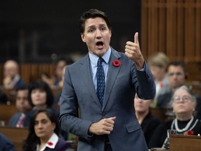 Prime Minister Justin Trudeau says there will be no further carbon price carve outs as criticism mounts of his decision to temporarily exempt home heating oil from the policy. Trudeau rises during Question Period, in Ottawa, Tuesday, Oct. 31, 2023.