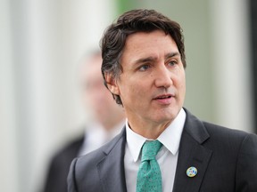 Prime Minister Justin Trudeau says Canada is working with allies to determine "exactly what happened" in the blast at a hospital in Gaza earlier this week that has become a flashpoint in the Israel-Hamas war. Trudeau arrives at the Canada-CARICOM summit in Ottawa on Wednesday, Oct.18, 2023.