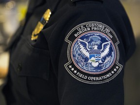 A shoulder flash for U.S. Customs and Border Protection